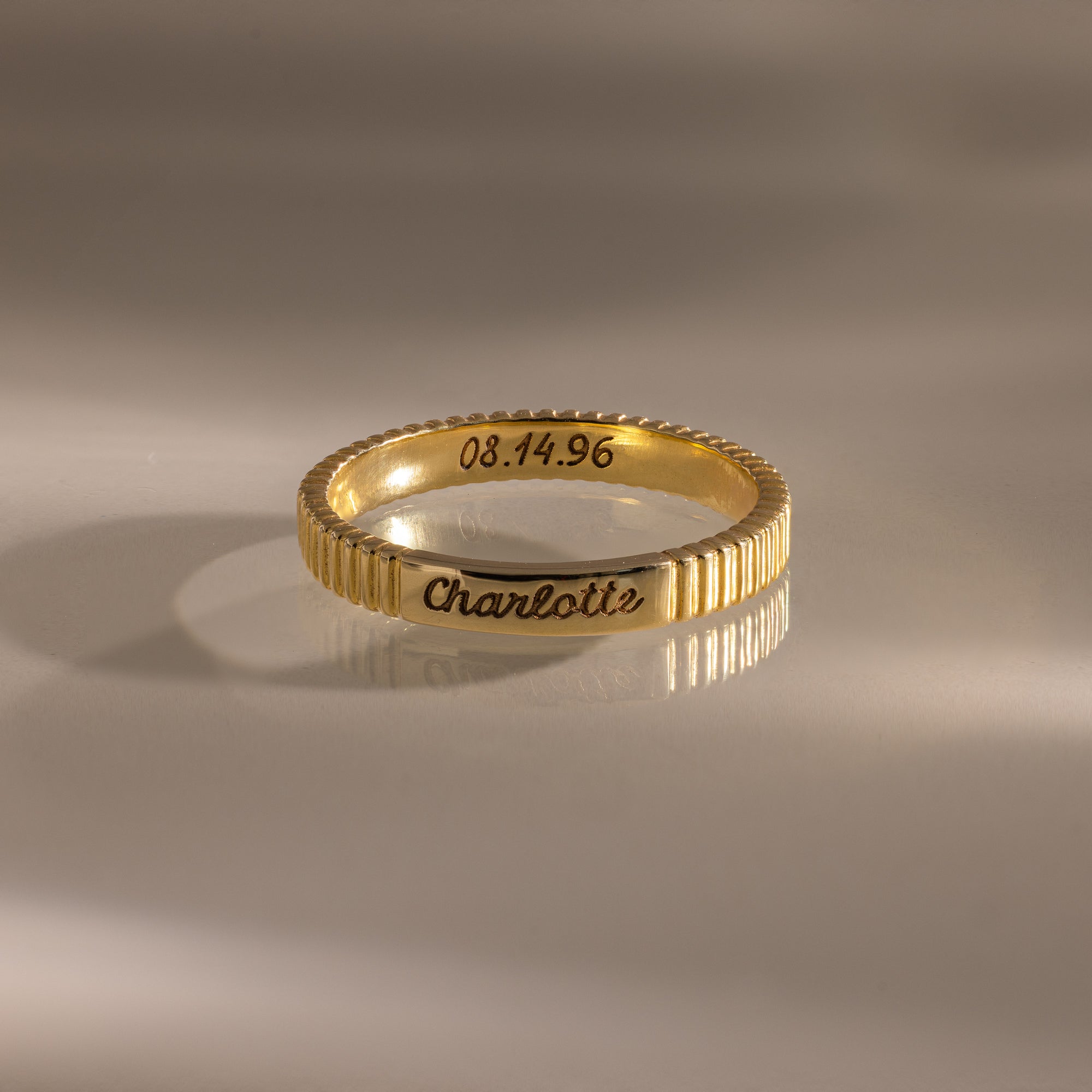 Engraved reveal