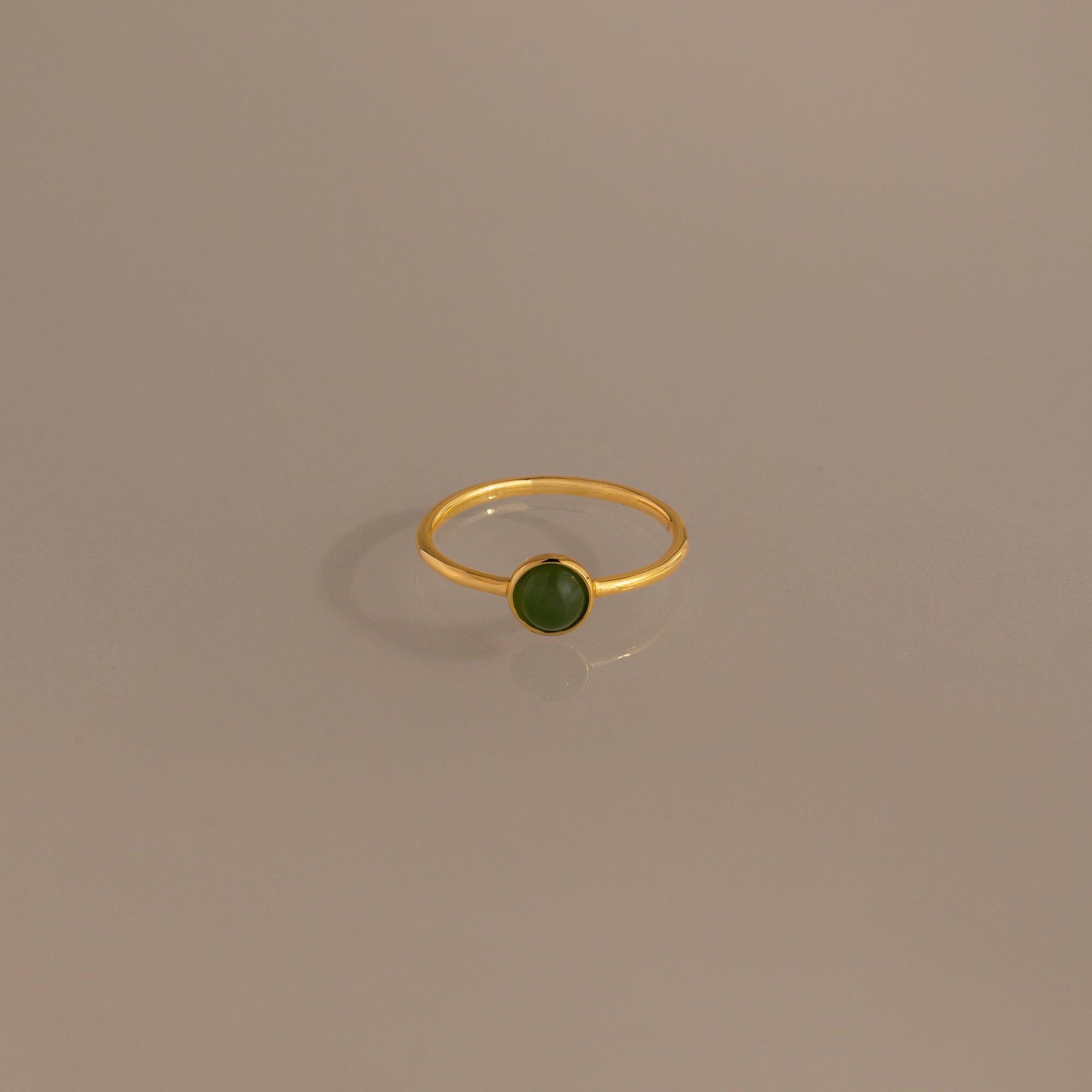 Round Jade Ring